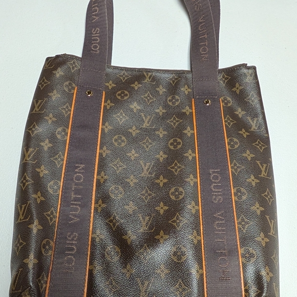 Louis Vuitton Dark Brown Monogram Tote - Picture 4 of 14